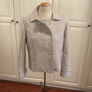 TEENFLO skirt size 8. Beige with subtle accents.Two small slits at rear. Lined